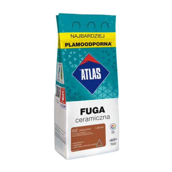 Fuga ceramiczna Orzechowa 022 ATLAS 5kg