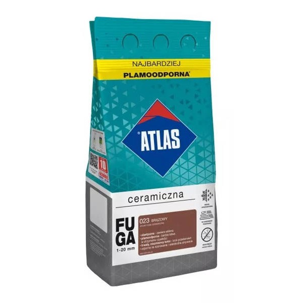 Fuga ceramiczna Brązowa 023 ATLAS 5kg