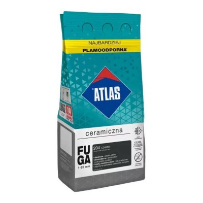 Fuga ceramiczna Czarna 204 ATLAS 2kg