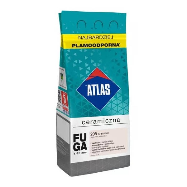 Fuga ceramiczna Kremowa 205 ATLAS 2kg