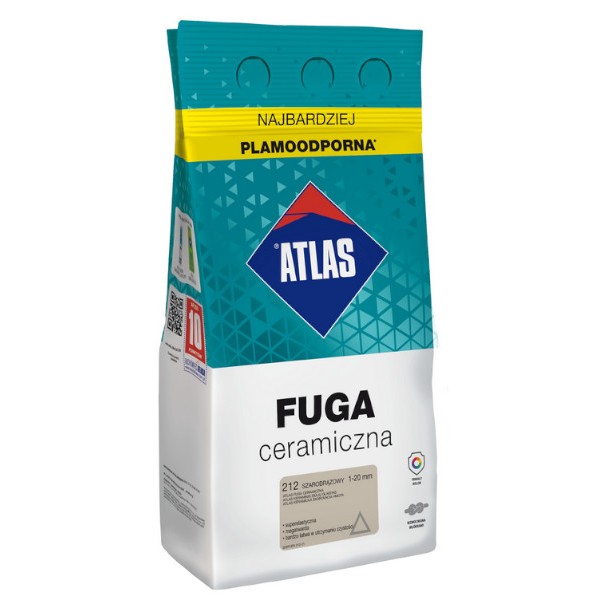 Fuga ceramiczna Szarobrązowa 212 ATLAS 2kg