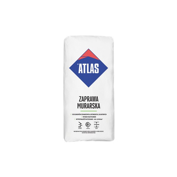 Zaprawa tradycyjna murarska ATLAS 25kg