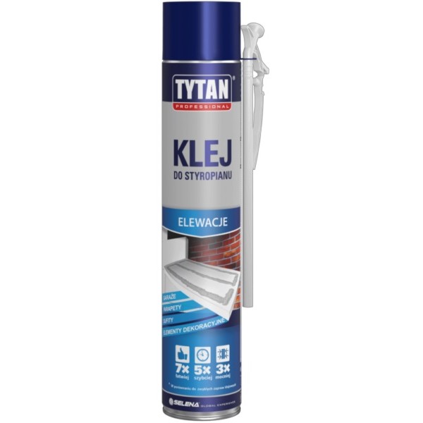 Klej do styropianu TYTAN Professional 750 ml w wersji wężykowej