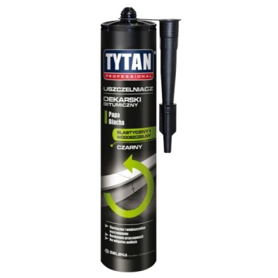 Uszczelniacz dekarski bitumiczny TYTAN Professional 280 ml czarny