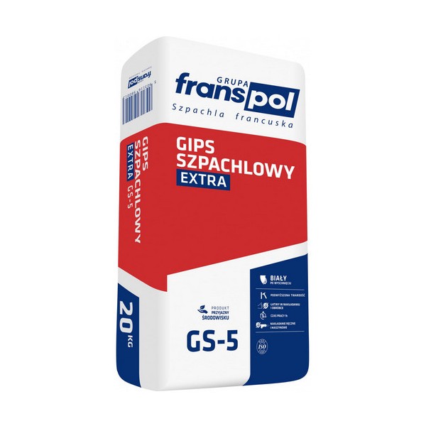 Gips Szpachlowy Extra GS-5 FRANSPOL 20kg