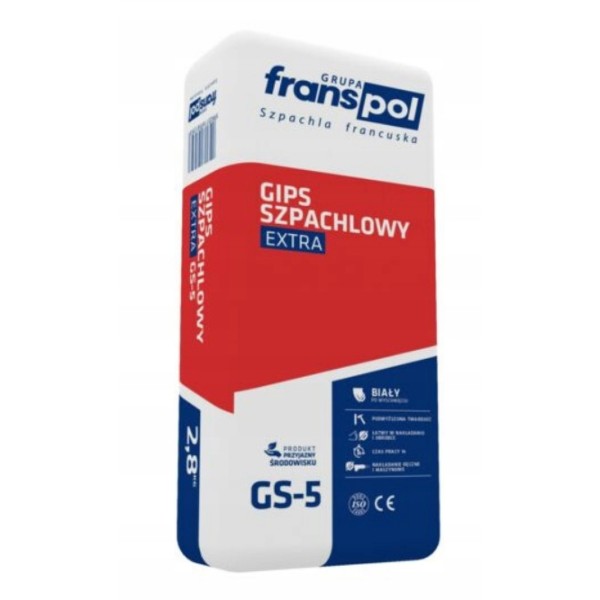 Gips Szpachlowy Extra GS-5 FRANSPOL 2,8kg