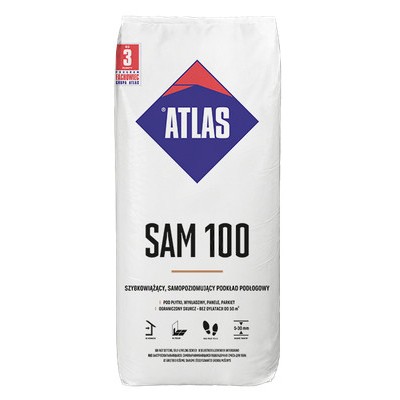 CH ATLAS SAM 100 zaprawa samopoziom 5-30mm 25kg