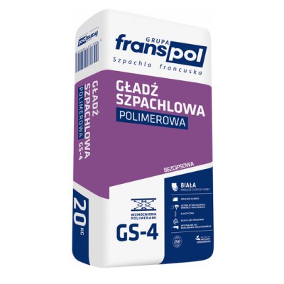 Gładź szpachlowa polimerowa GS-4 FRANSPOL 20kg