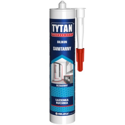 Silikon sanitarny TYTAN Professional 280 ml bezbarwny