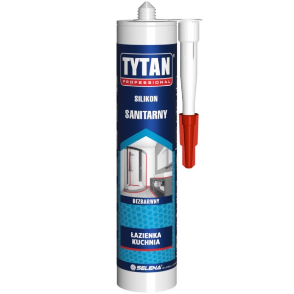 Silikon sanitarny TYTAN Professional 280 ml bezbarwny