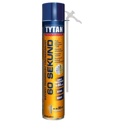 Szybki pianoklej uniwersalny TYTAN Professional 60 Sekund 750ml