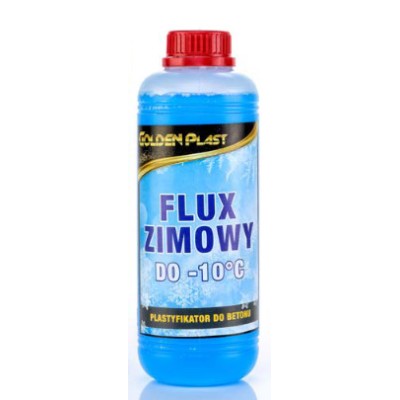 Plastyfikator do betonów i zapraw -8°C FLUX ZIMOWY GOLDEN PLAST 1L