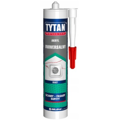 Tani akryl uniwersalny TYTAN Profiessional 280 ml biały z dostawą