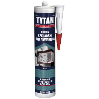 SILIKON szklarski i do akwariów biały TYTAN 280ml