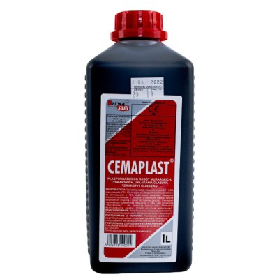 Tani plastyfikator do zapraw i tynków CEMAPLAST 1L