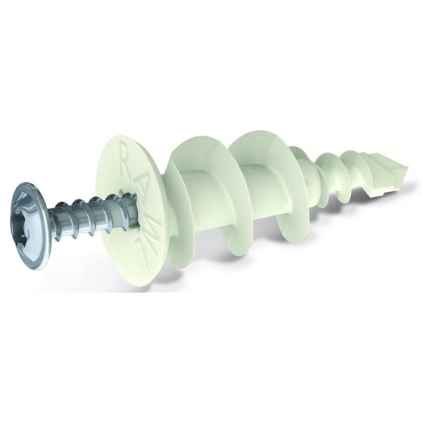 Łącznik samowiercący do płyt G-K nylonowy 16x36 mm z wkrętem 3,9x32mm DRA01 RAWLPLUG 12szt