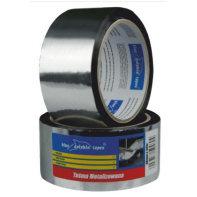 Taśma metalizowana srebrna Blue Dolphin 48 mm x 50 m