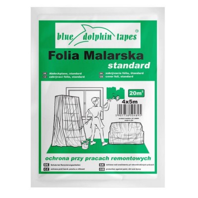 Folia malarska Standard CF-4 Blue Dolphin 4 x 5 m