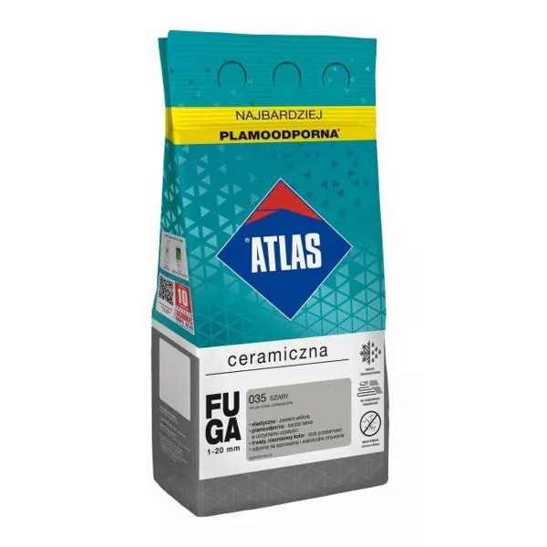 Fuga ceramiczna ATLAS szara 035 2kg