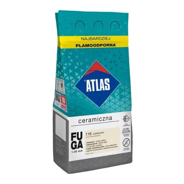 Fuga ceramiczna ATLAS jaśminowa 118 2kg