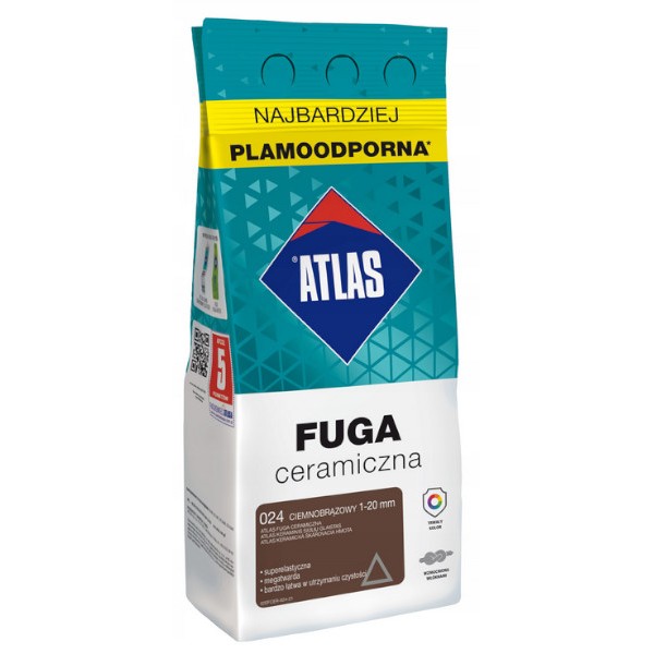 Fuga ceramiczna ATLAS ciemne wenge 124 2kg