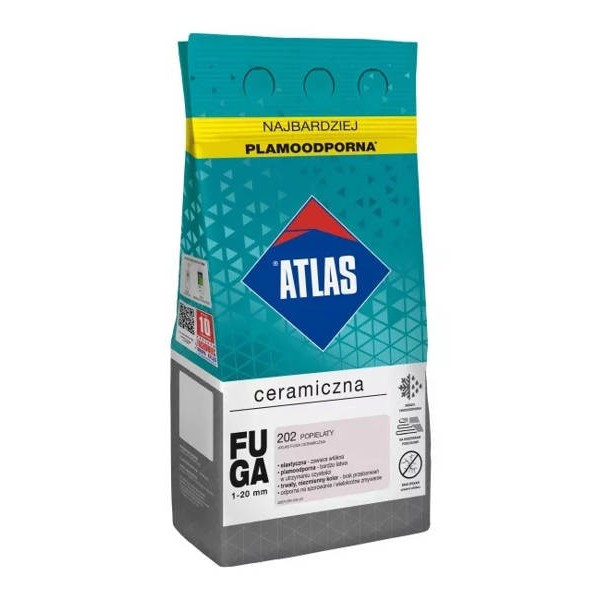 Fuga ceramiczna ATLAS popielata 202 2kg