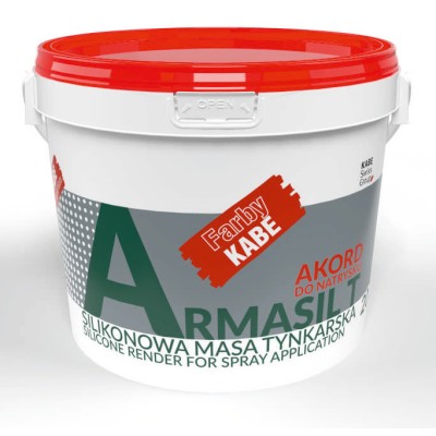 Tynk silikonowy do natrysku 1,5mm ARMASIL T KABE 20 kg