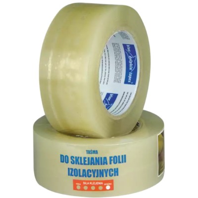 Taśma do klejenia folii izolacyjnych PE Blue Dolphin 48 mm x 50 mb