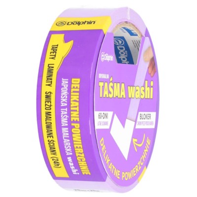 TAŚMA DELFIN WASHI TAPE ORIGINAL 35mmx50mb