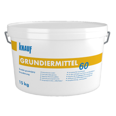 Środek gruntujący GRUNDIERMITTEL 60 KNAUF 15kg najtaniej