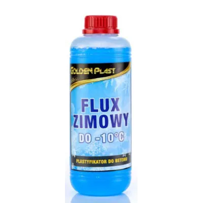 Plastyfikator do betonów i zapraw -8°C FLUX ZIMOWY GOLDEN PLAST 1L