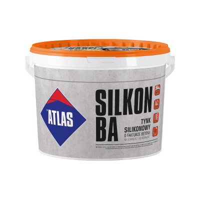 Tynk silikonowy o fakturze betonu BA Atlas 20kg